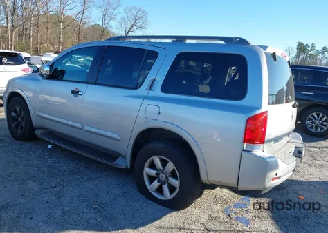 2010 Nissan Armada Se from USA, damaged, VIN 5N1BA0ND1AN619451